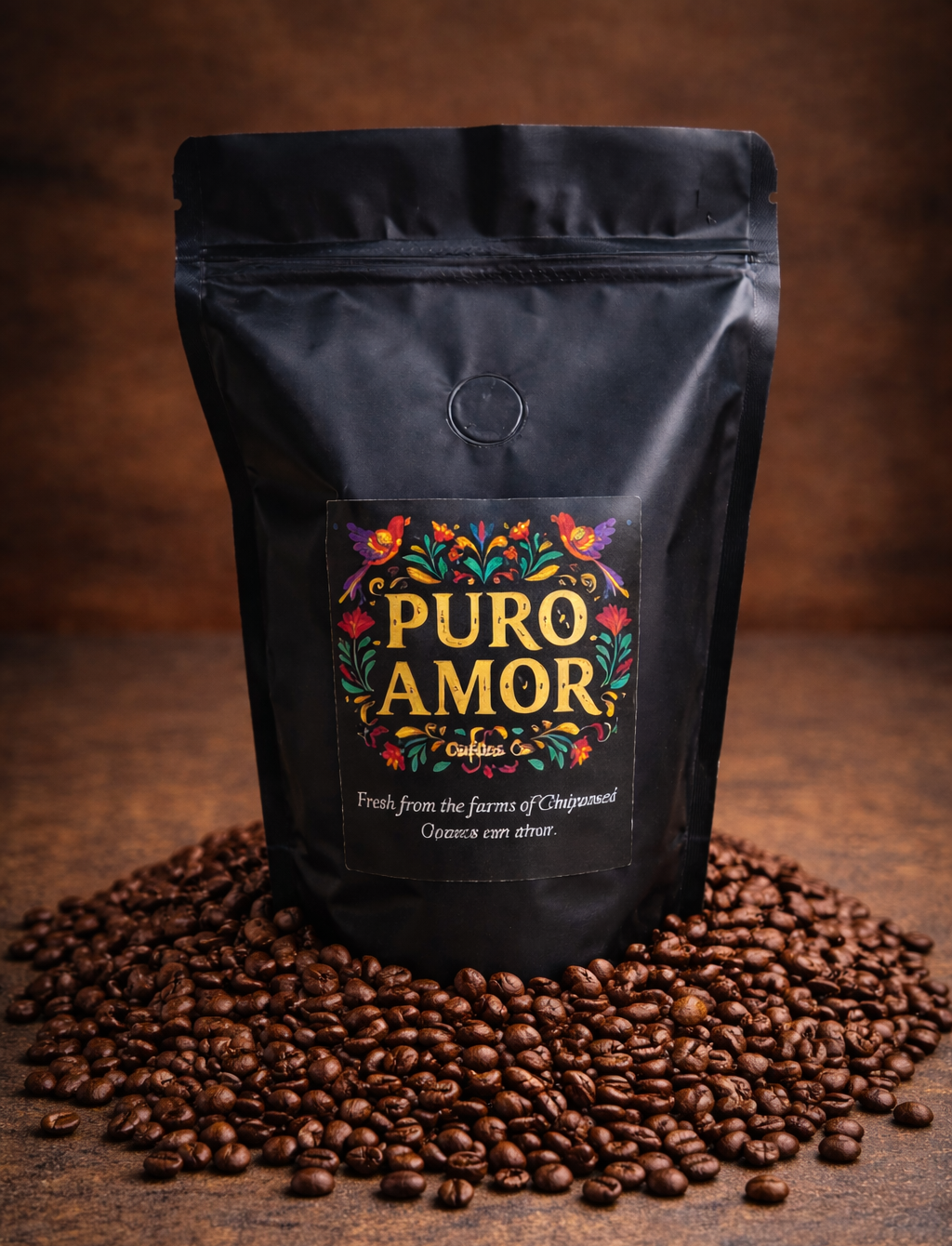 Whole Bean - Medium Roast Coffee - 8oz