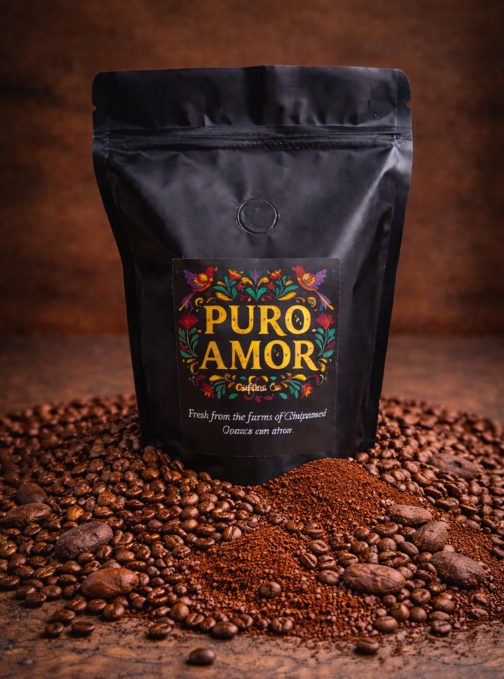 Mexican Chocolate Medium Roast Ground Coffee - 8oz